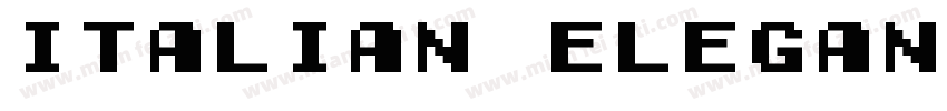 Italian elegance字体转换